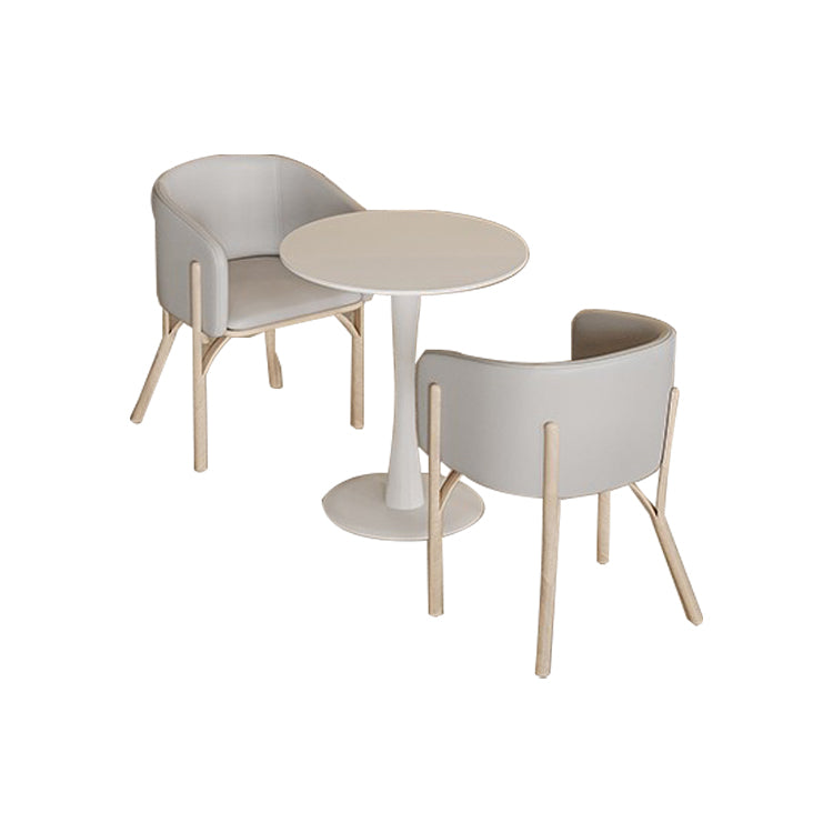 Modern Round Dining Table Set 1/3 Pieces Dining Set for Kitchen