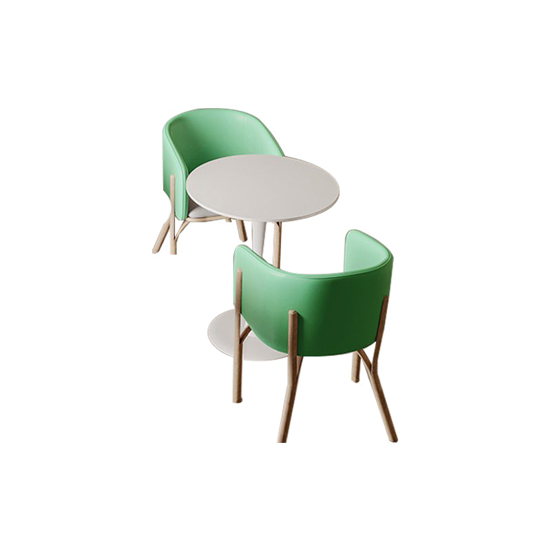 Modern Round Dining Table Set 1/3 Pieces Dining Set for Kitchen