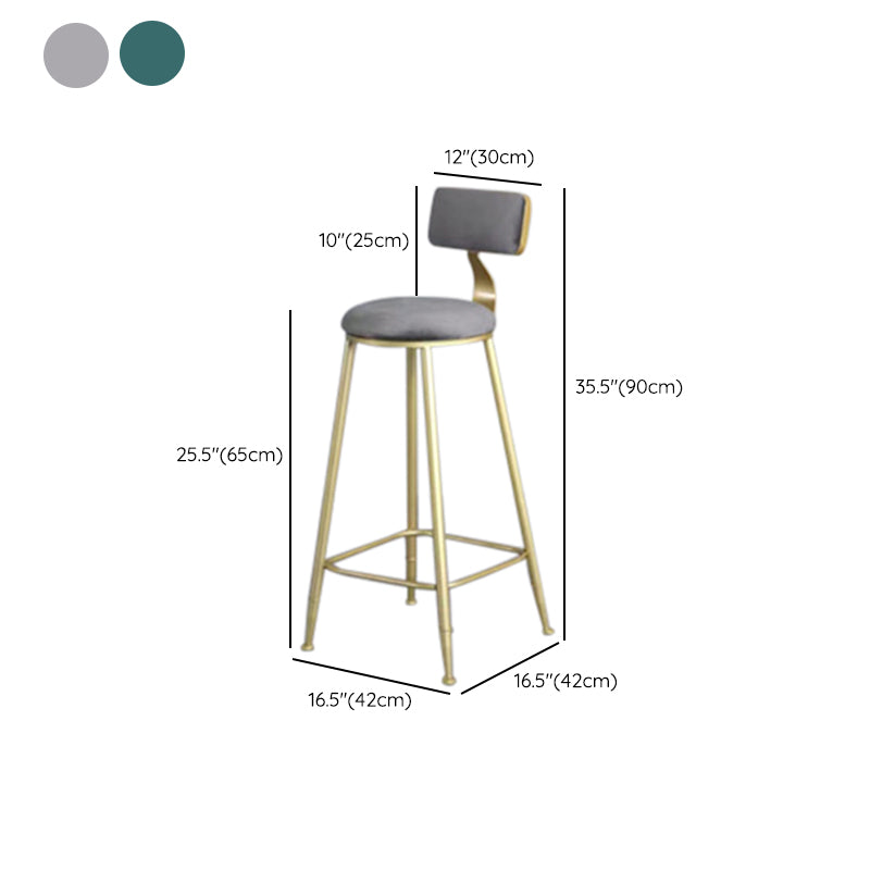 Glam Style Bar Table Set 2/3 Pcs Gold Frame Bar Table Set for Living Room