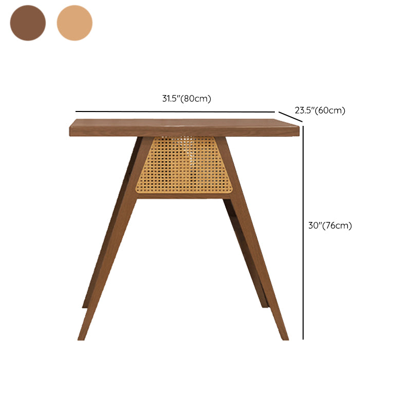 2 Person Patio Dining Table Set Rubber Wood Bistro Table Set