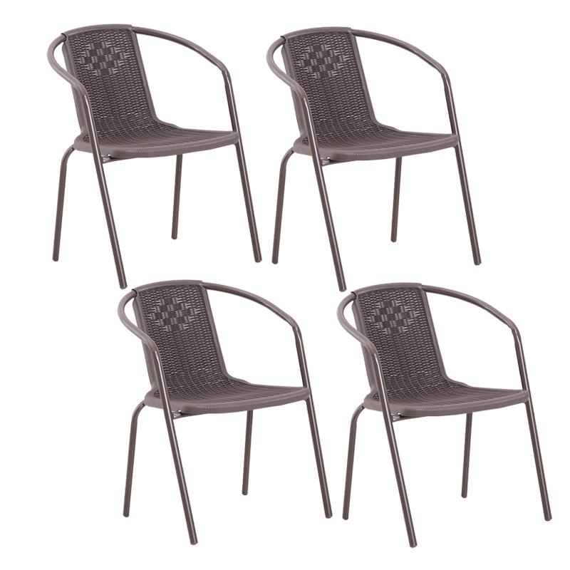 Contemporary Style Dining Set 1/3/4/5 Pcs Glass Top Dining Table Set