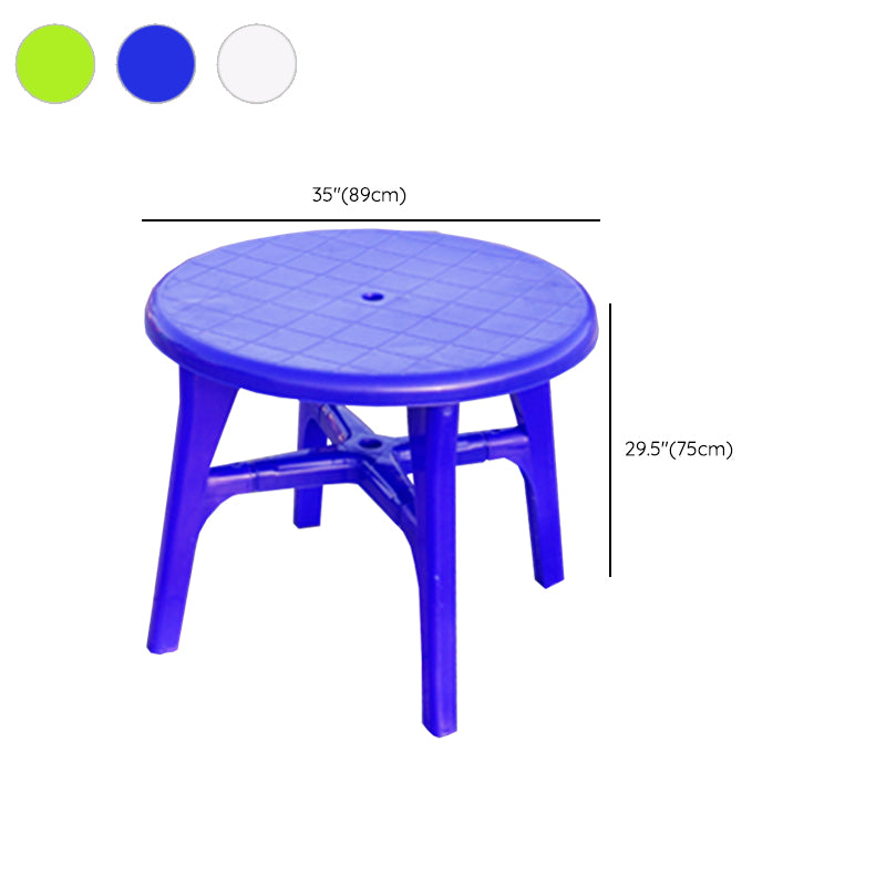 Patio Dining Sets Modern Plastic 4/5 Pieces Patio Dining Table Set