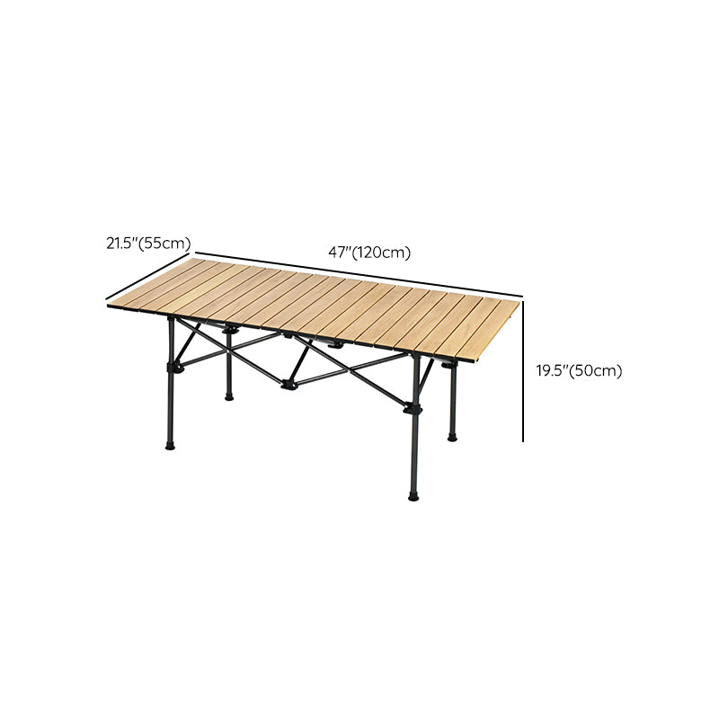 Industrial Outdoor Folding Table Aluminum Removable Camping Table