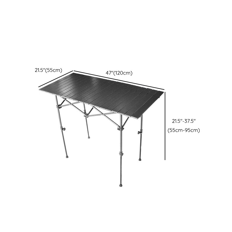 Industrial Outdoor Folding Table Aluminum Removable Camping Table