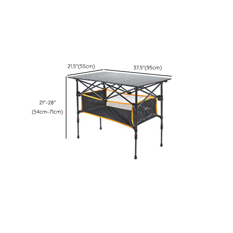 Industrial Outdoor Folding Table Aluminum Removable Camping Table