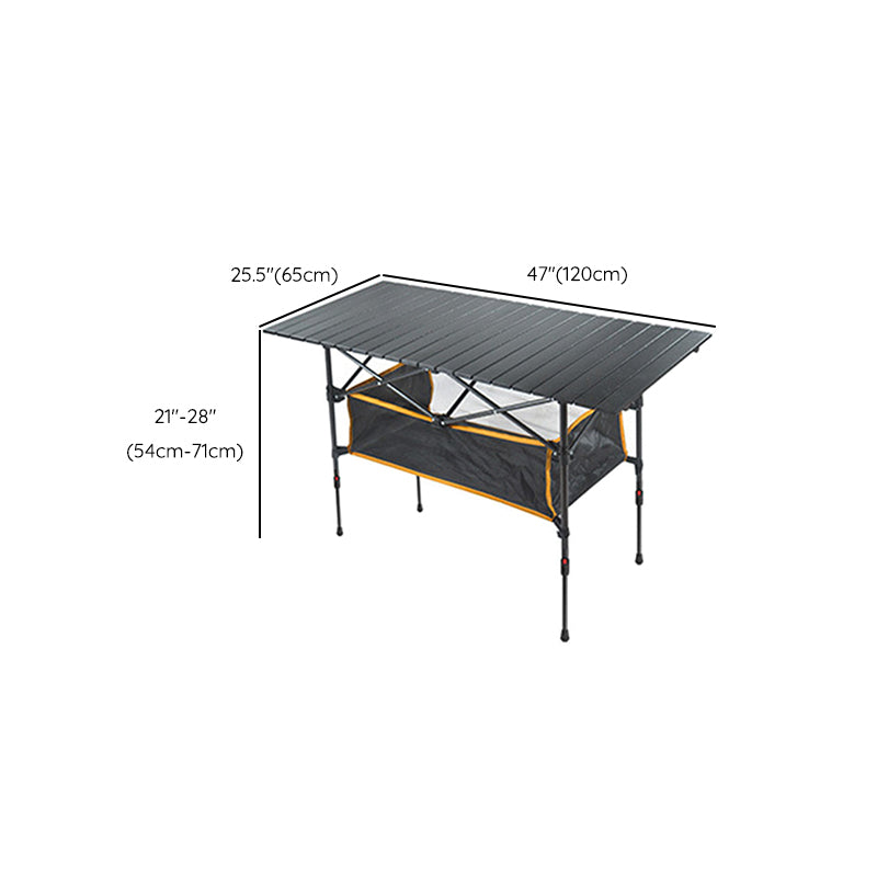 Industrial Outdoor Folding Table Aluminum Removable Camping Table