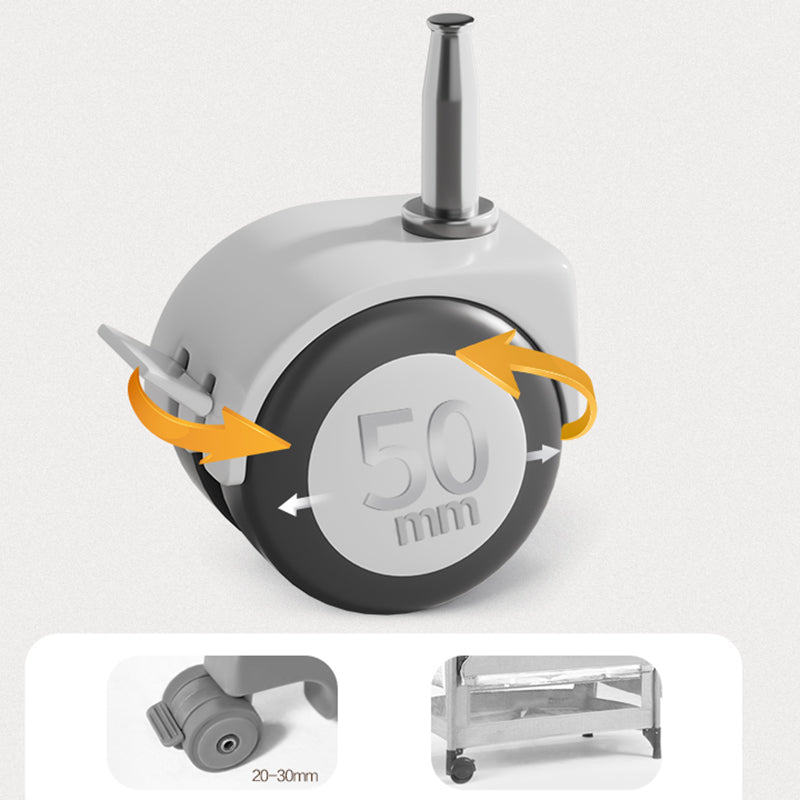 Foldable and Gliding Crib Cradle Nursery Center Crib Cradle with Wheel