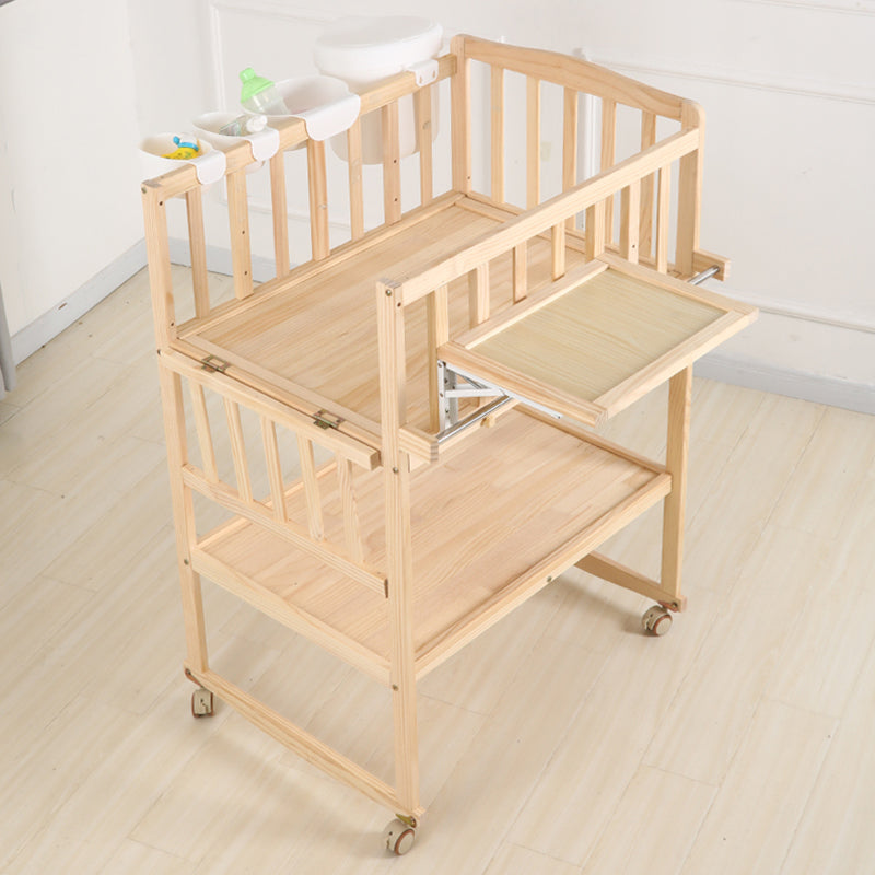 Wooden Baby Changing Table Changing Table with Storage Changing Table