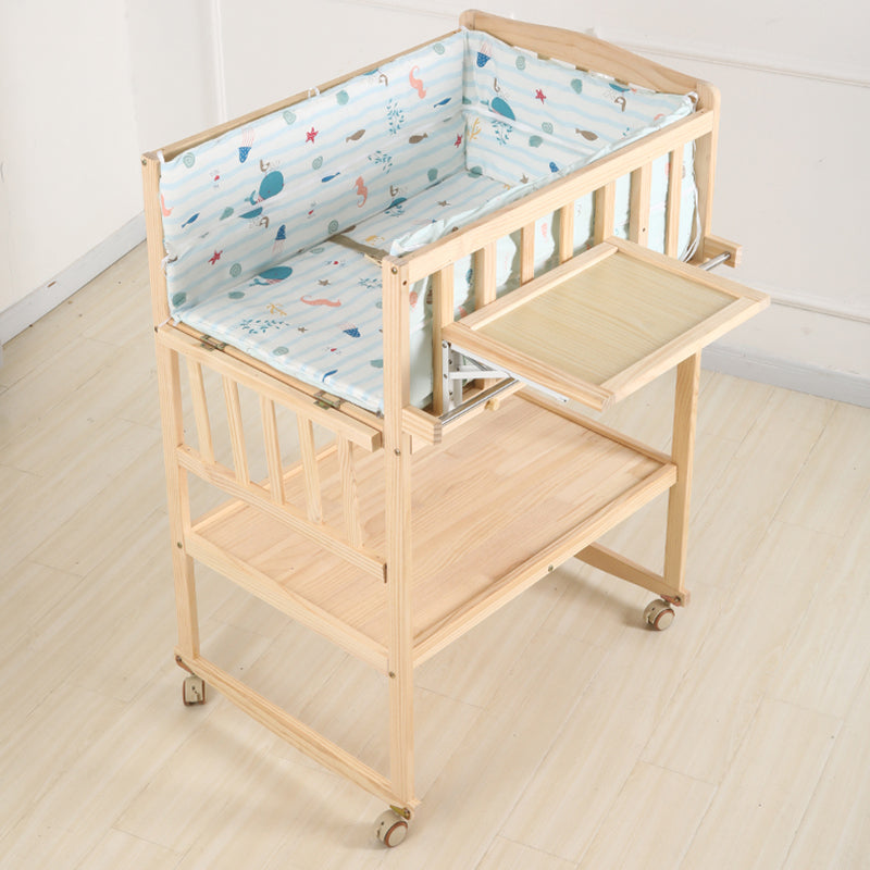 Wooden Baby Changing Table Changing Table with Storage Changing Table