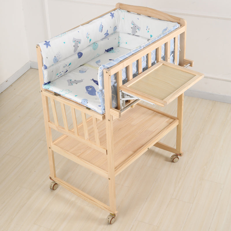 Wooden Baby Changing Table Changing Table with Storage Changing Table
