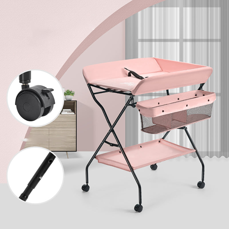 Folding Baby Changing Table Portable Changing Table  with Pad