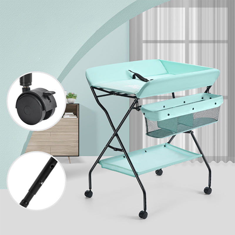 Folding Baby Changing Table Portable Changing Table  with Pad