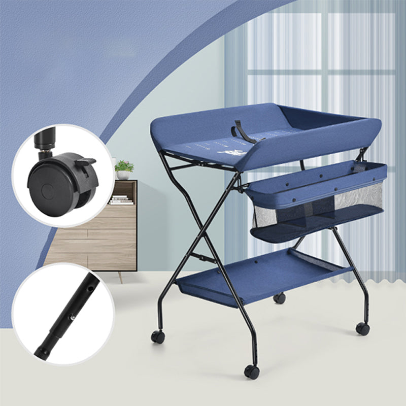Folding Baby Changing Table Portable Changing Table  with Pad