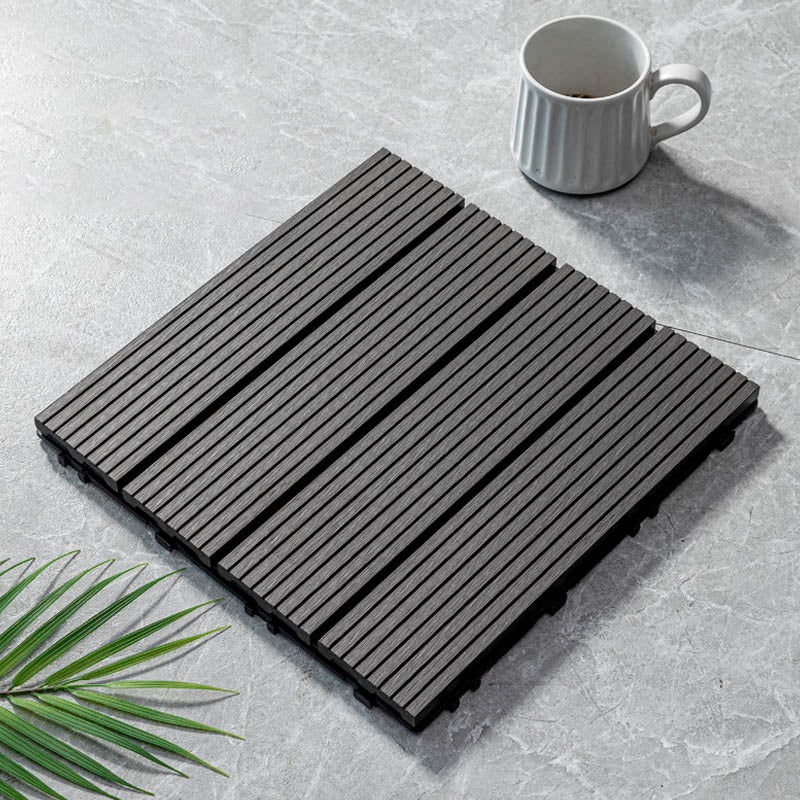 Classical Wooden Flooring Tiles Interlocking Garden Patio Flooring Tiles