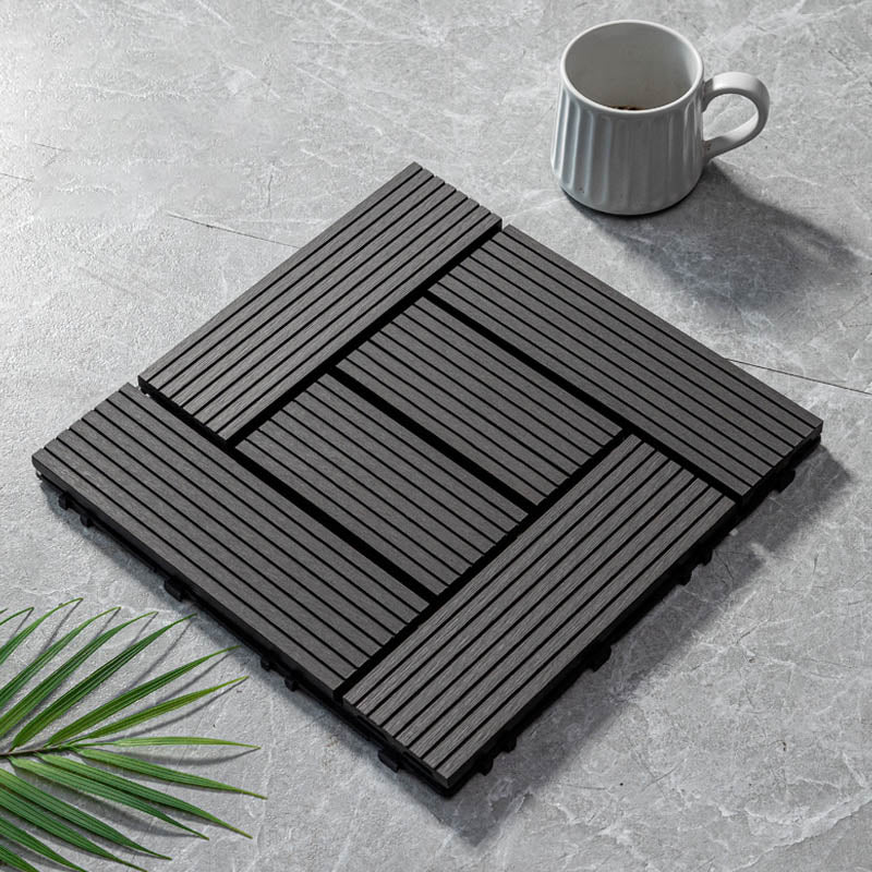 Classical Wooden Flooring Tiles Interlocking Garden Patio Flooring Tiles