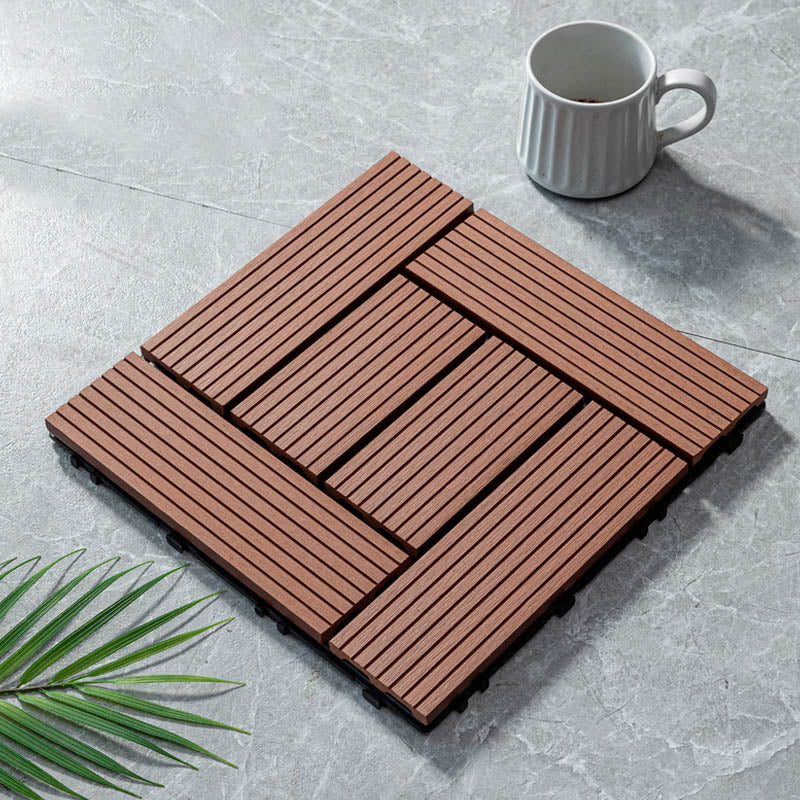 Classical Wooden Flooring Tiles Interlocking Garden Patio Flooring Tiles