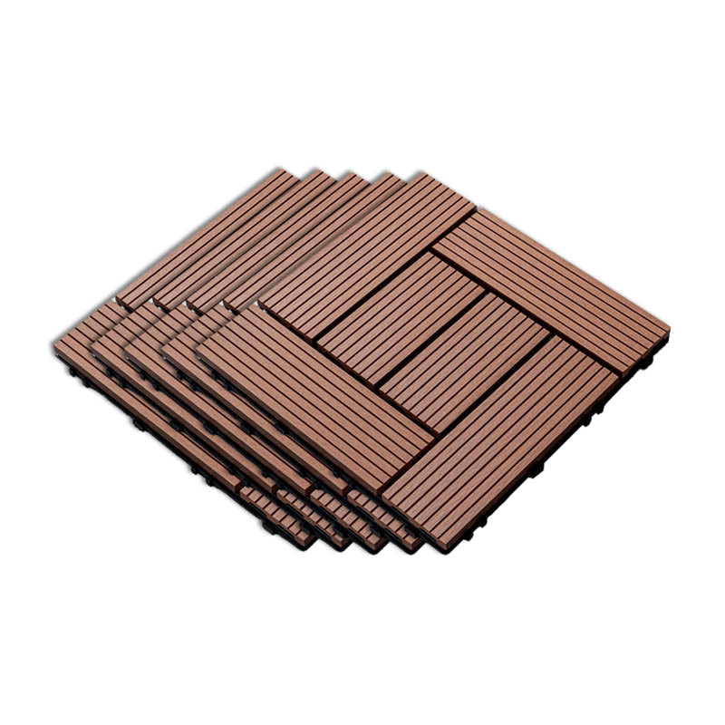 Classical Wooden Flooring Tiles Interlocking Garden Patio Flooring Tiles