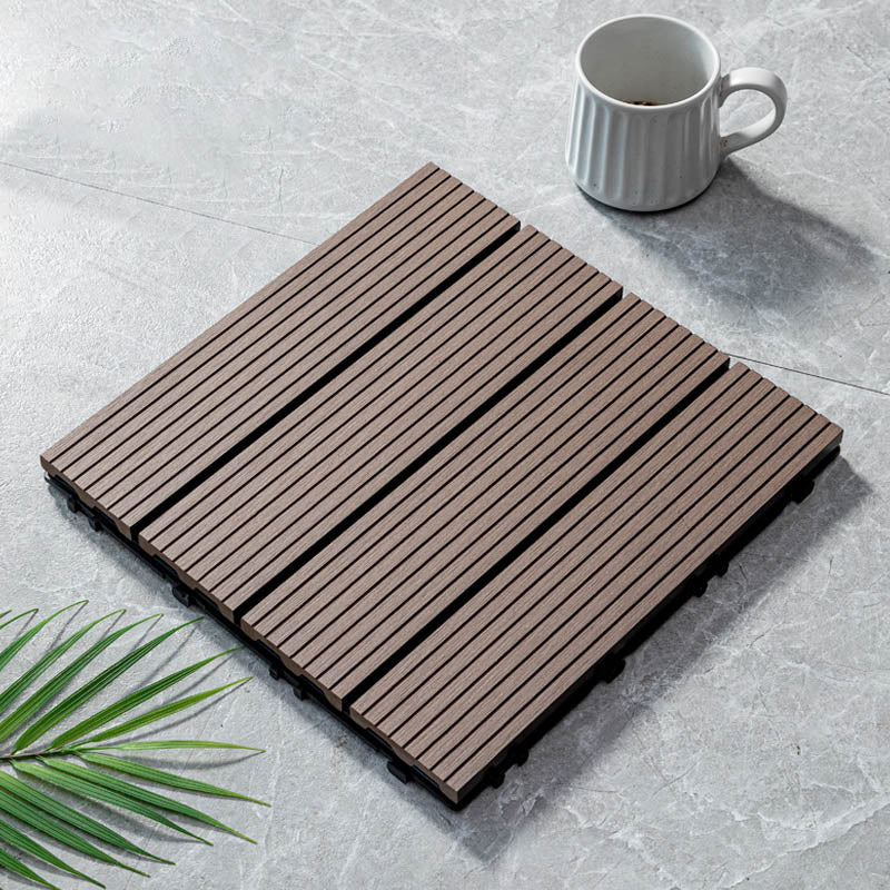 Classical Wooden Flooring Tiles Interlocking Garden Patio Flooring Tiles