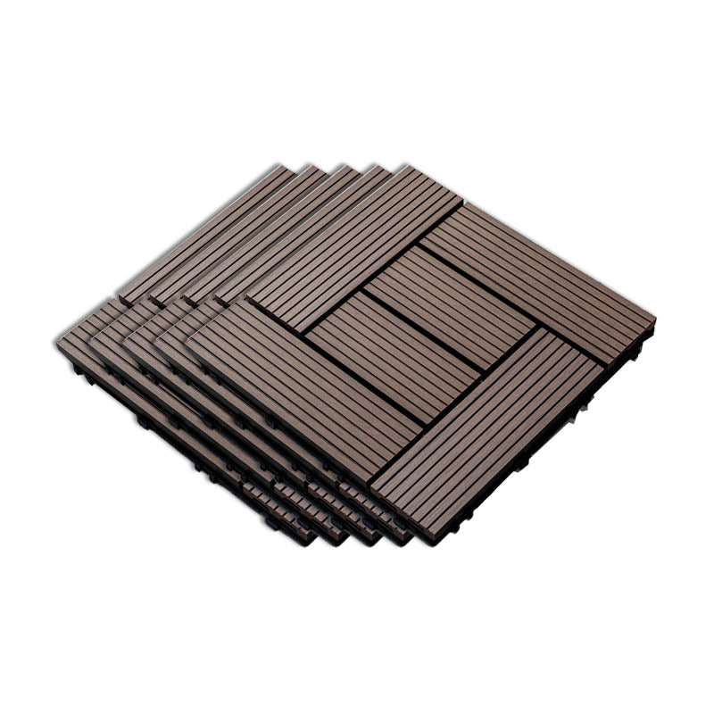 Classical Wooden Flooring Tiles Interlocking Garden Patio Flooring Tiles