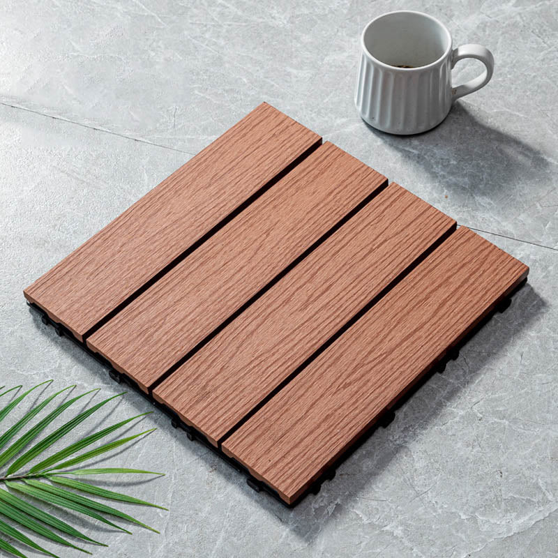 Classical Wooden Flooring Tiles Interlocking Garden Patio Flooring Tiles