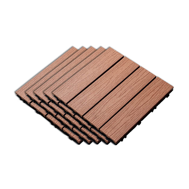 Classical Wooden Flooring Tiles Interlocking Garden Patio Flooring Tiles