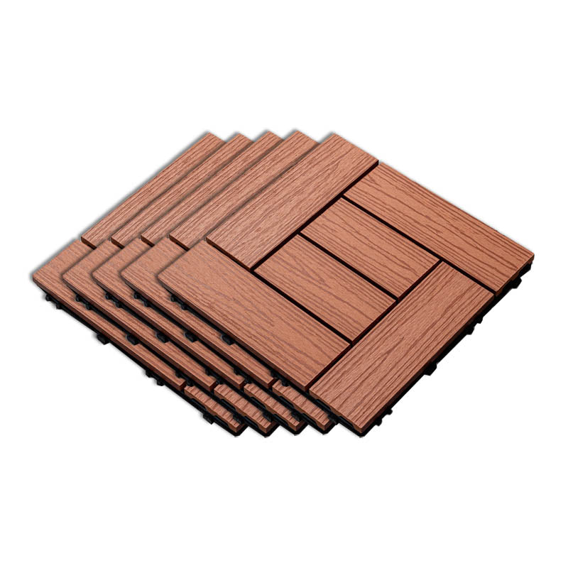 Classical Wooden Flooring Tiles Interlocking Garden Patio Flooring Tiles