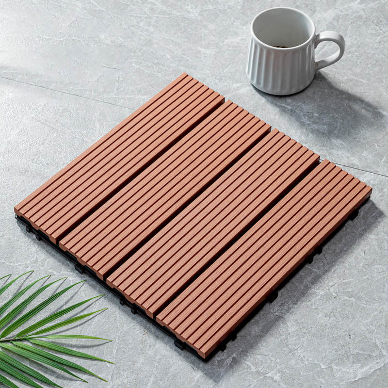 Classical Wooden Flooring Tiles Interlocking Garden Patio Flooring Tiles