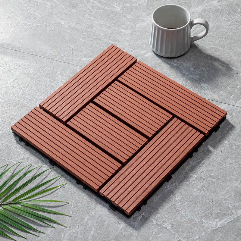 Classical Wooden Flooring Tiles Interlocking Garden Patio Flooring Tiles