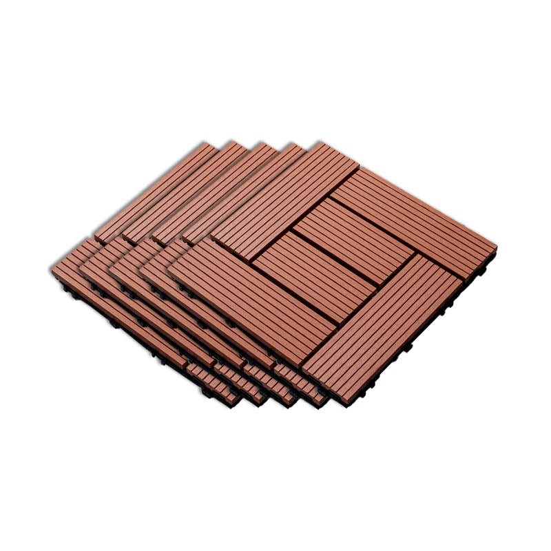 Classical Wooden Flooring Tiles Interlocking Garden Patio Flooring Tiles