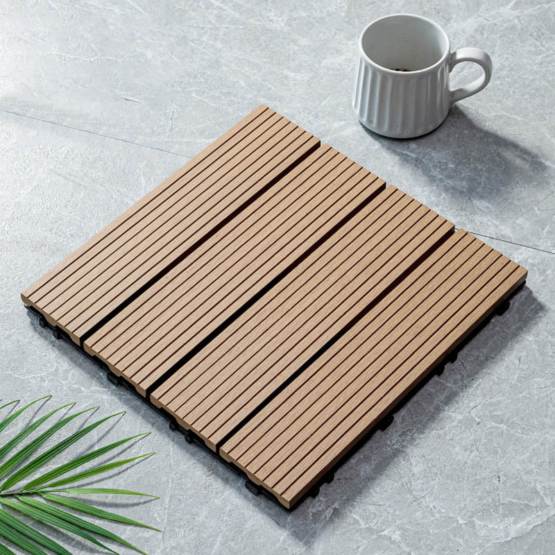 Classical Wooden Flooring Tiles Interlocking Garden Patio Flooring Tiles