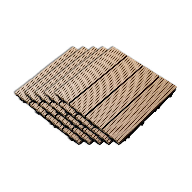 Classical Wooden Flooring Tiles Interlocking Garden Patio Flooring Tiles