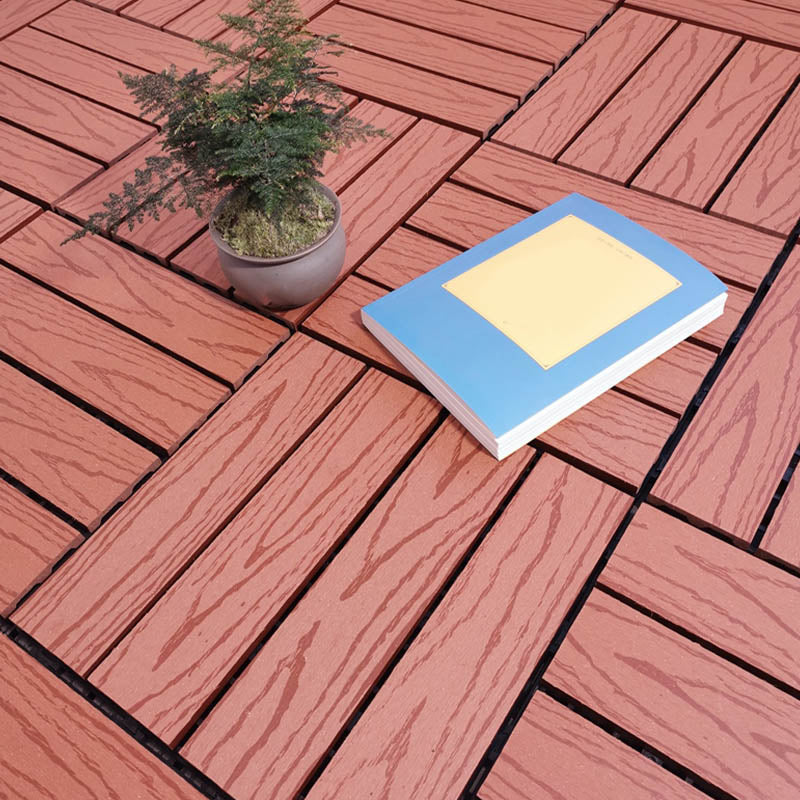 Classical Deck Tile Interlocking Wood Outdoor Flooring Flooring Tile