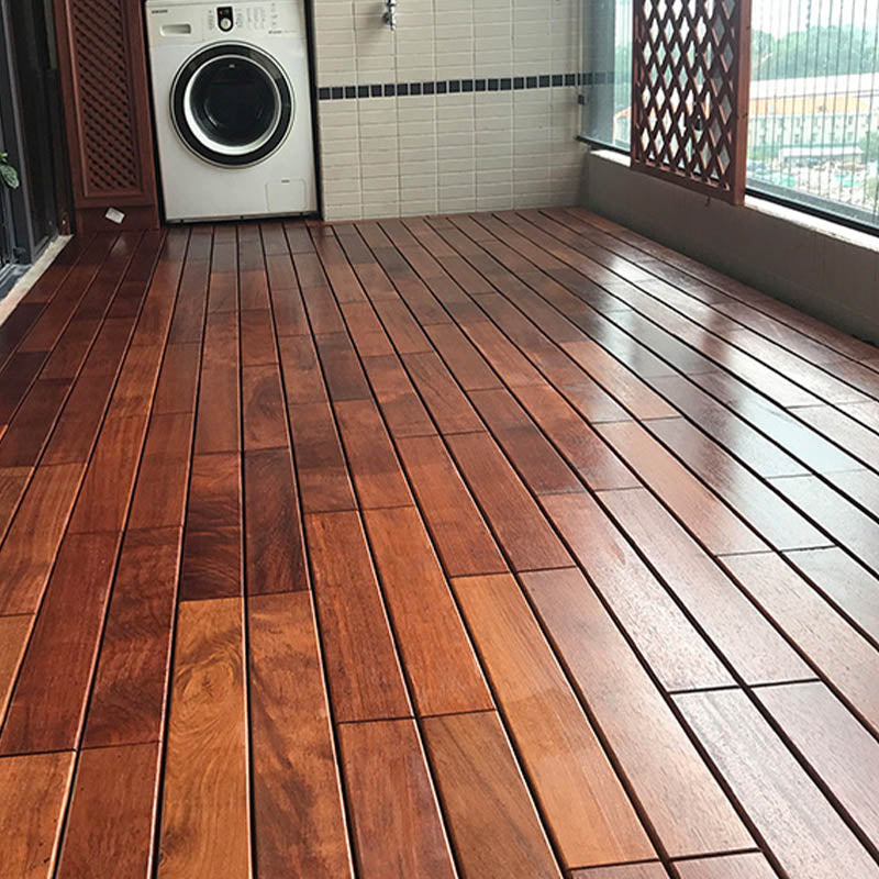 Basic Wood Tile Set Composite Interlocking Patio Flooring Tiles