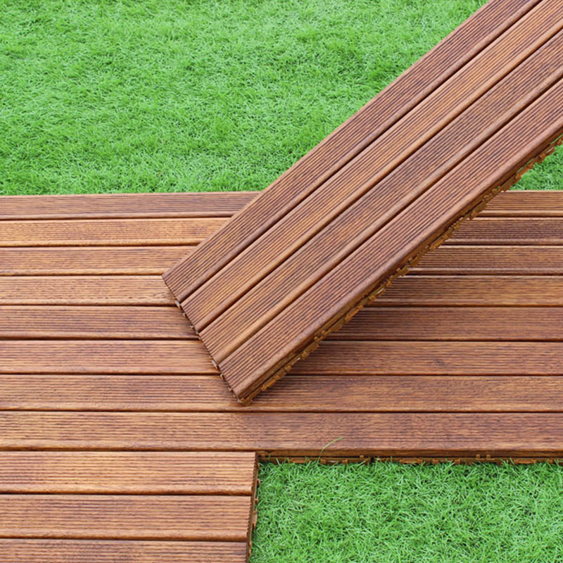 Wood Decking Tiles Waterproof Interlocking Patio Flooring Tiles