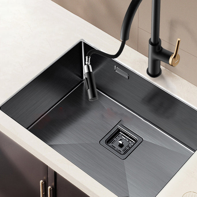 Soundproof Kitchen Sink Overflow Hole Design Stainless Steel Kitchen Sink