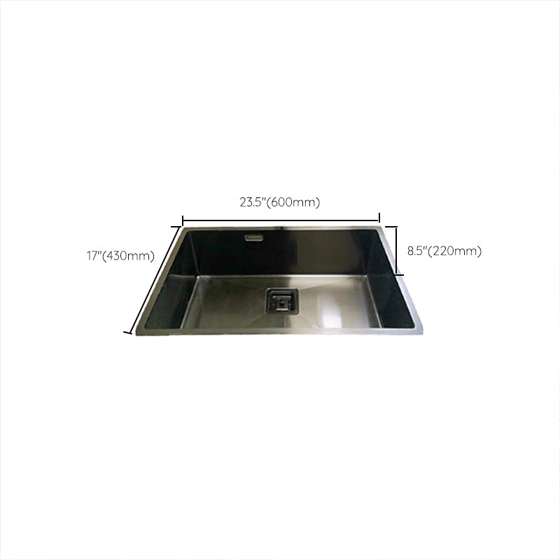 Soundproof Kitchen Sink Overflow Hole Design Stainless Steel Kitchen Sink