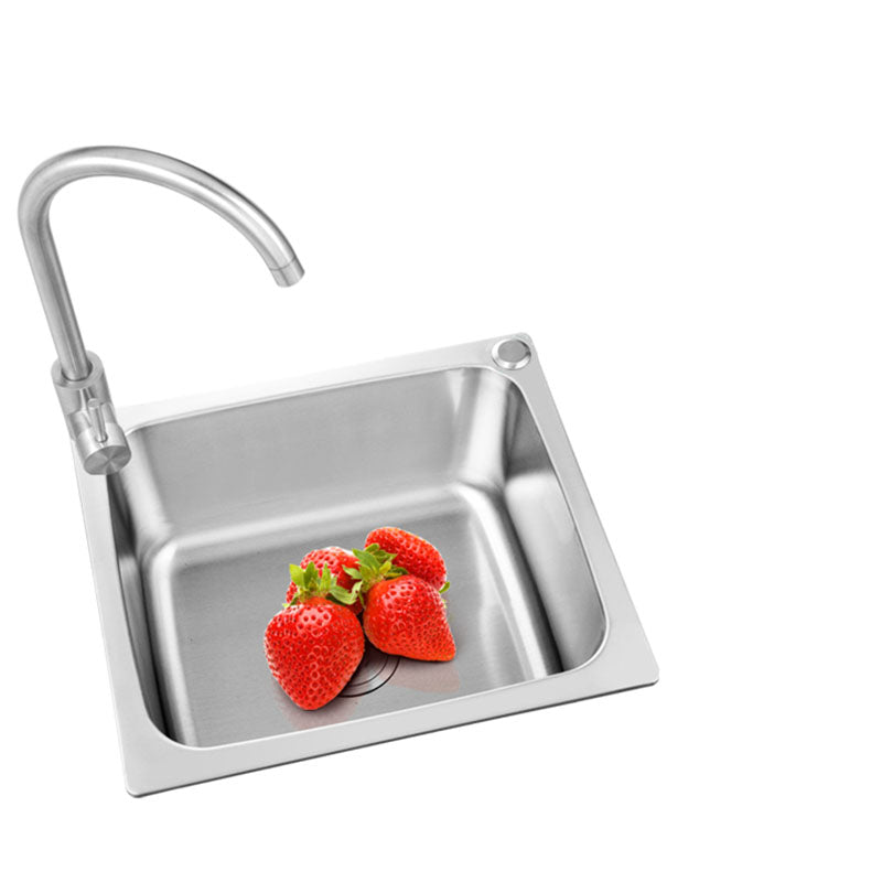 Modern Style Kitchen Sink Stainless Steel Kitchen Sink with Faucet