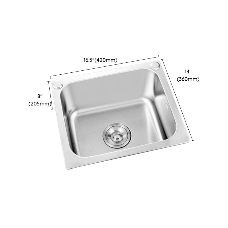 Modern Style Kitchen Sink Stainless Steel Kitchen Sink with Faucet