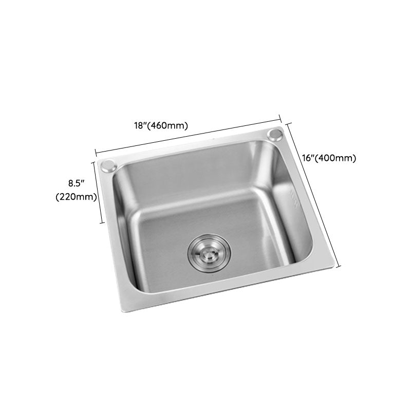 Modern Style Kitchen Sink Stainless Steel Kitchen Sink with Faucet