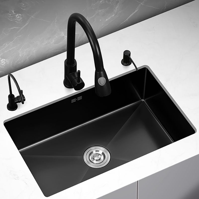 Kitchen Sink Noise-cancelling Design Stainless Steel Drop-In Kitchen Sink