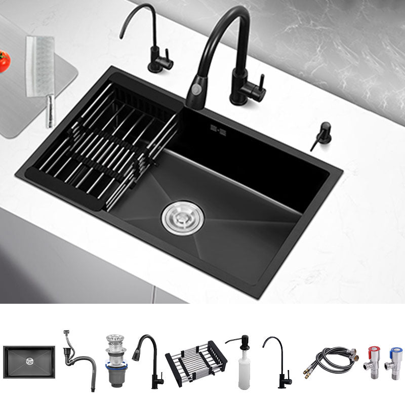 Kitchen Sink Noise-cancelling Design Stainless Steel Drop-In Kitchen Sink