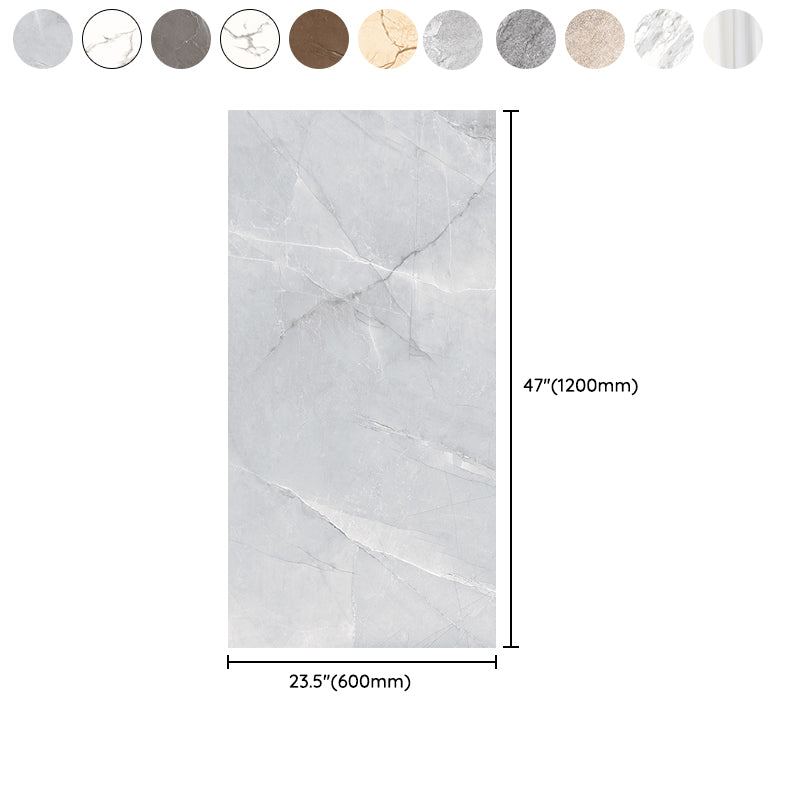 Contemporary Floor and Wall Tile Porcelain Marble Printed Frosted Tile