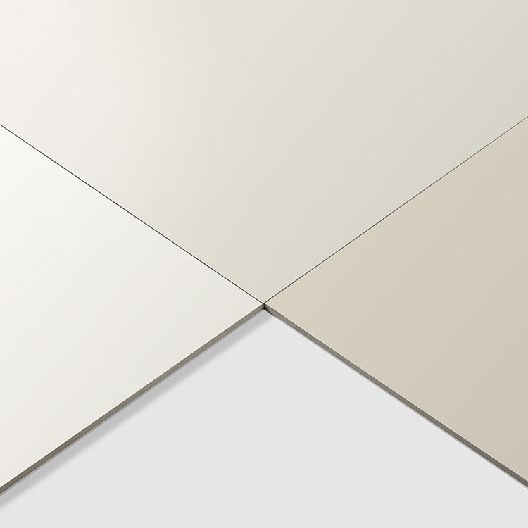 Rectangle Floor Tile Pure Color Straight Edge Scratch Resistant Floor Tile