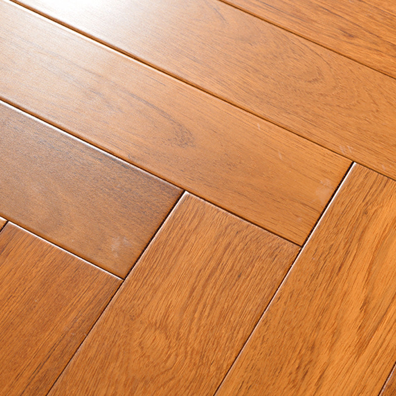 Traditional Flooring Planks Solid Wood Wire Brushed Click-Locking Wood Floor Tile