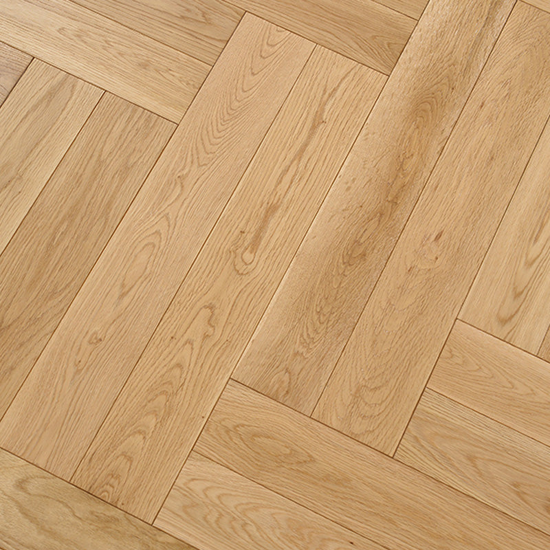 Traditional Flooring Planks Solid Wood Wire Brushed Click-Locking Wood Floor Tile