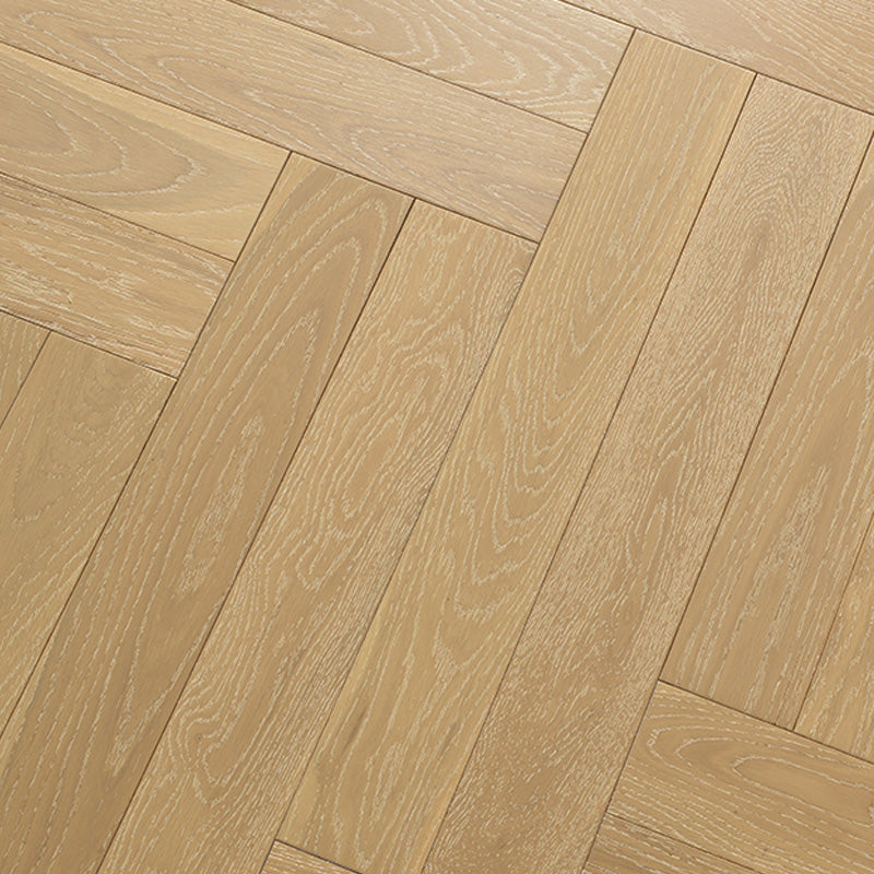 Traditional Flooring Planks Solid Wood Wire Brushed Click-Locking Wood Floor Tile