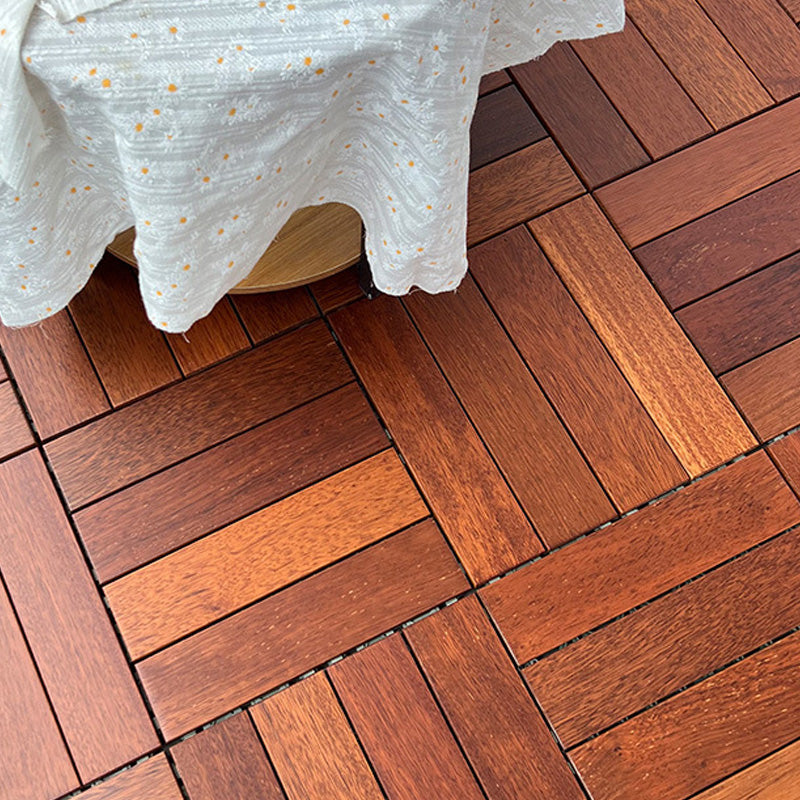 Interlocking Hardwood Flooring Waterproof Wood Flooring Tiles