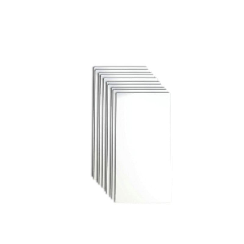 Field Tile Peel and Stick Tile Rectangular Peel and Stick Wall Tile 10 Pack