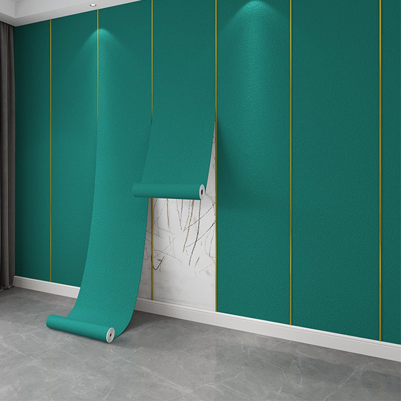 Modern Wall Ceiling Peel and Stick Solid Color Fade Resistant Wall Paneling