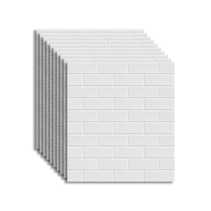 Plastic Wall Paneling Industrial Style Peel and Stick Backsplash Panels